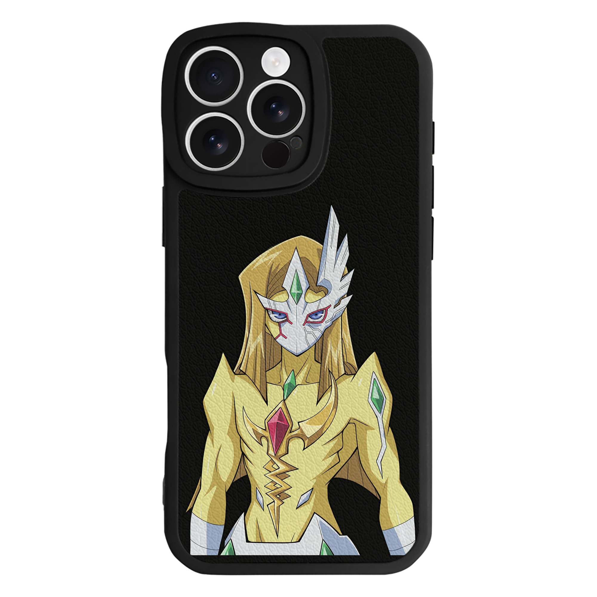 （画像用） 遊☆戯☆王 Yu-Gi-Oh! 【iPhone 16シリーズ対応】シリコンスマホケース（レザー調） 材質：シリコン